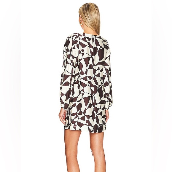 Maja L’Academie Mini Dress in Black & White Geo. Size XXS. NWT. NEW IN BAG - Picture 3 of 10